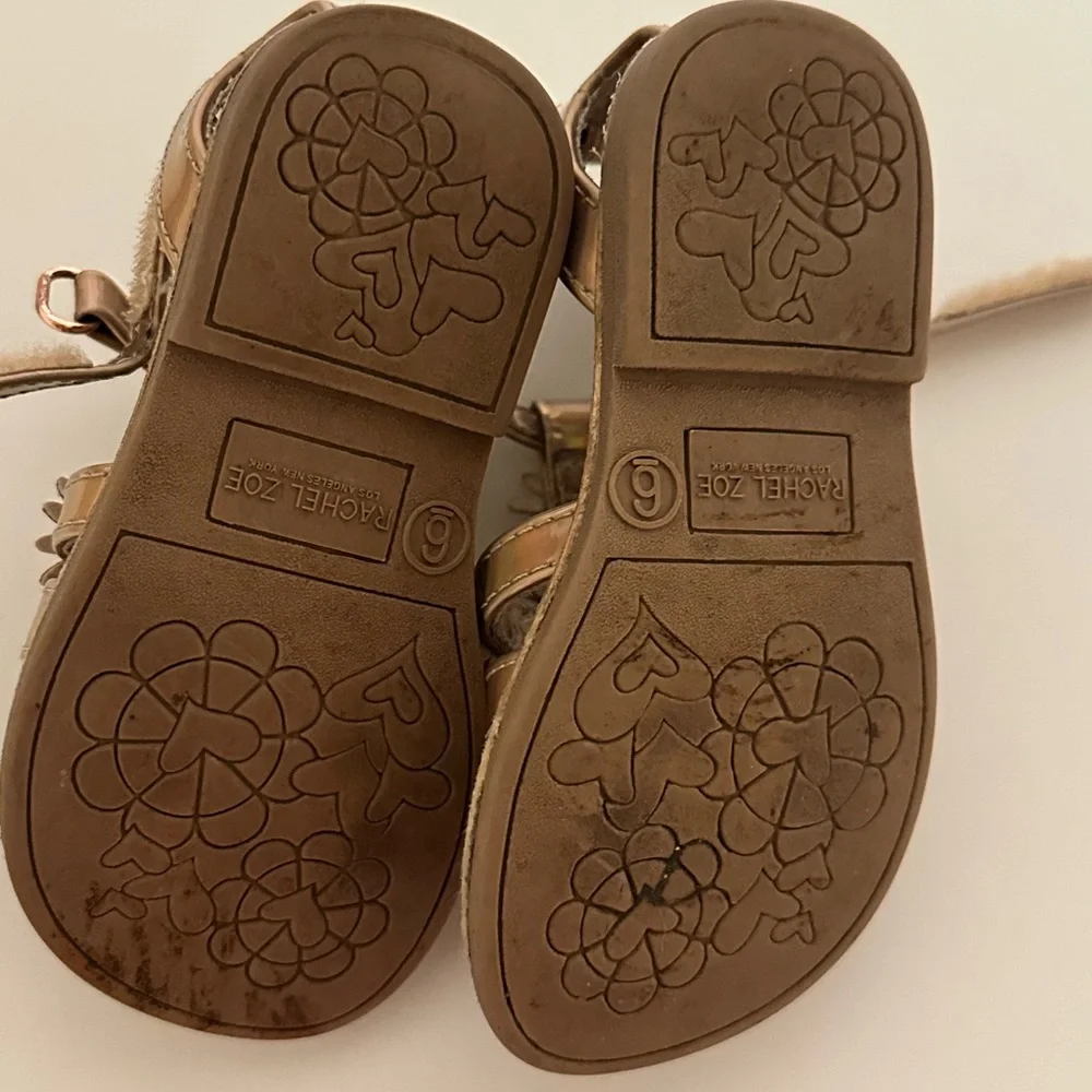 Rachel Zoe Kids Tan Sandals Toddler Girl Size 6